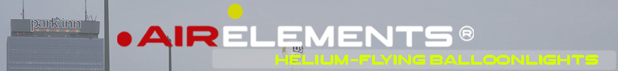 AirElements� outdoor flying ballons up to 120m